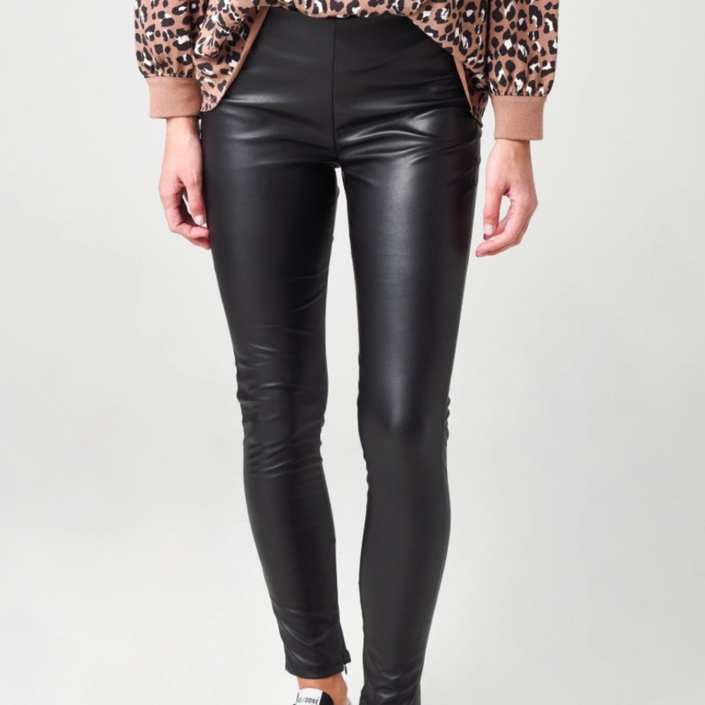 Velvet by Graham and Spencer faux leather leggings